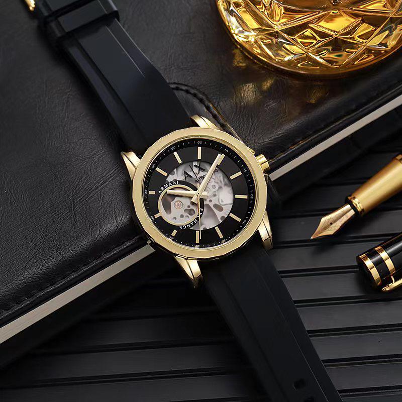 Emporio Arman_i Meccanico Automatic Black-Gold