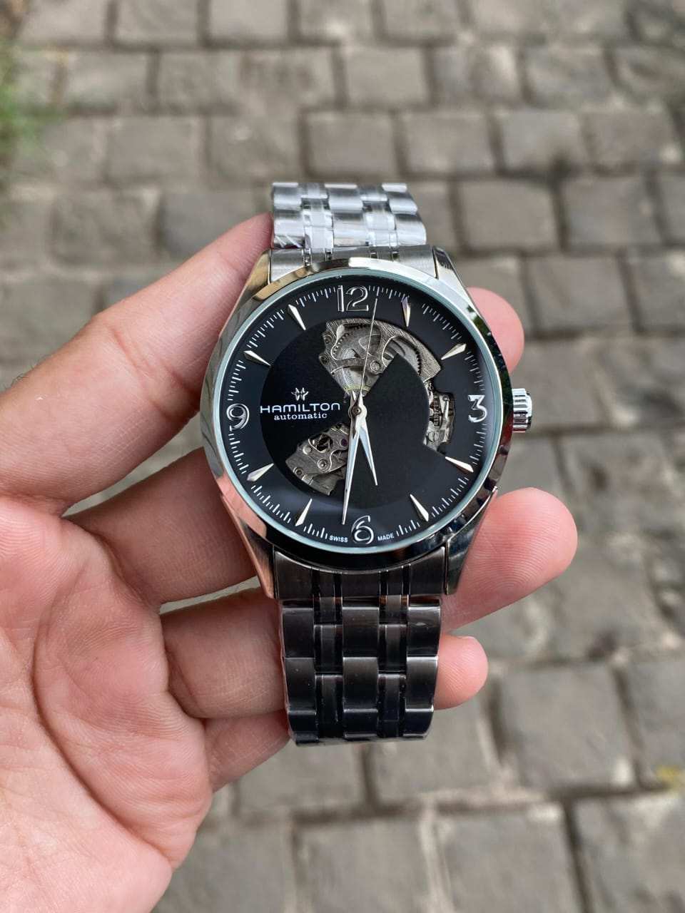Hamil_ton Jazzma_ster Open Heart Automatic Watch