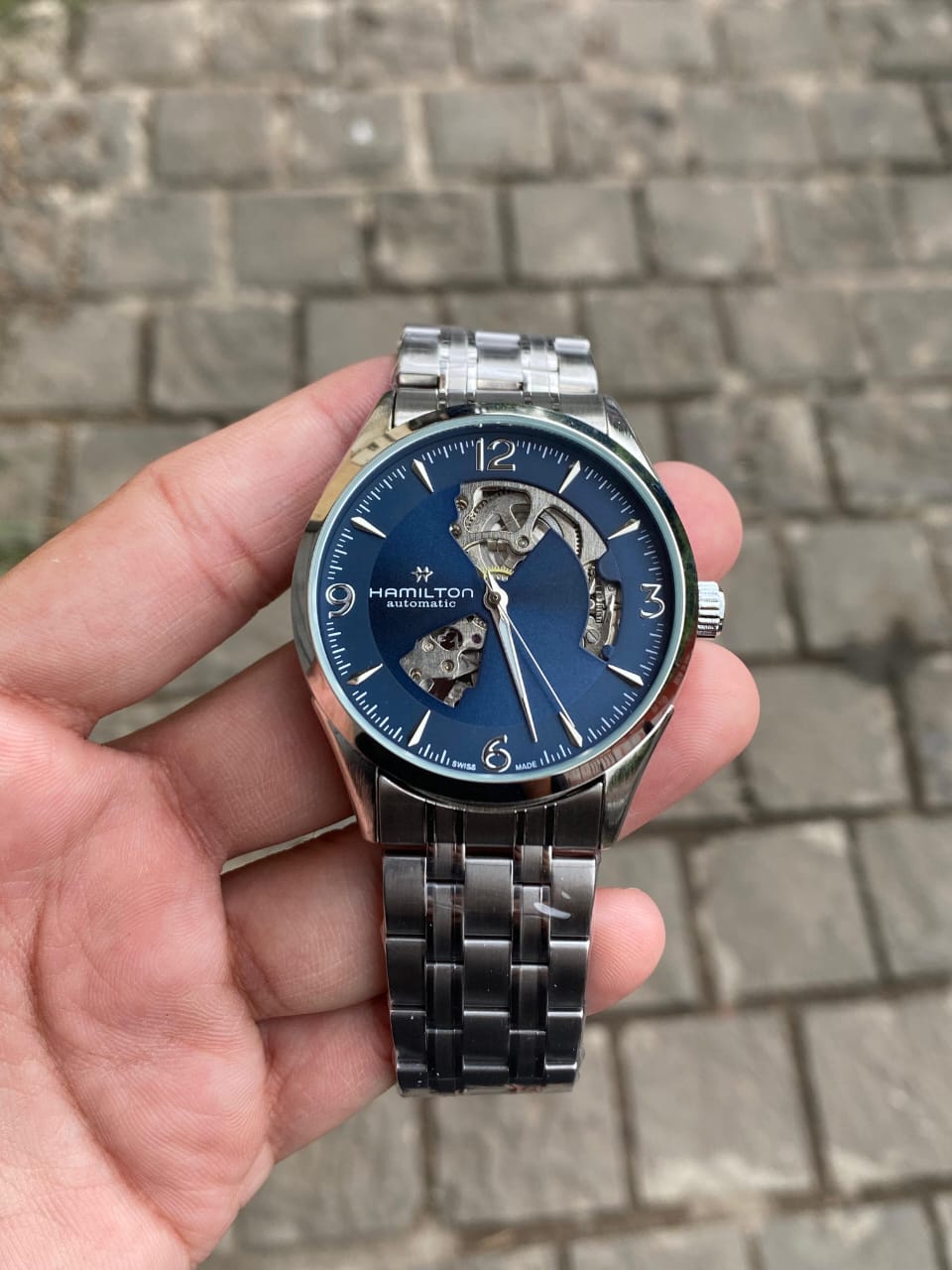 Hamil_ton Jazzma_ster Open Heart Automatic Watch