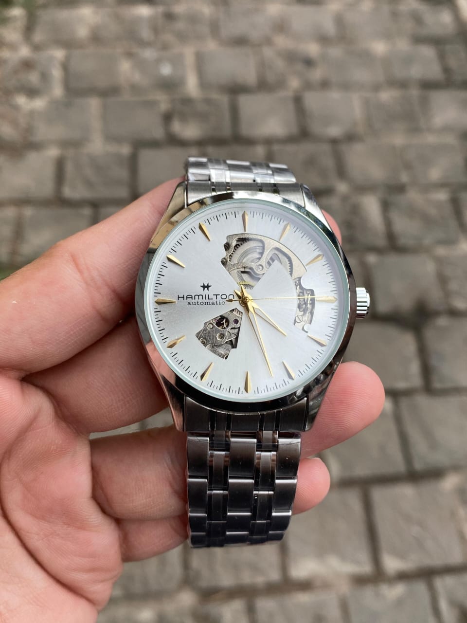 Hamil_ton Jazzma_ster Open Heart Automatic Watch