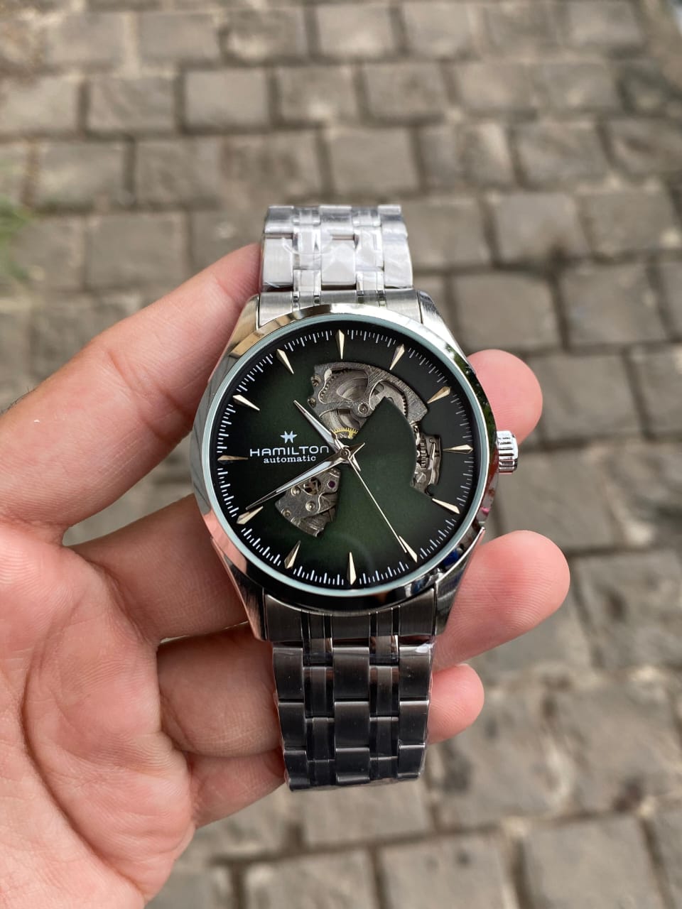 Hamil_ton Jazzma_ster Open Heart Automatic Watch