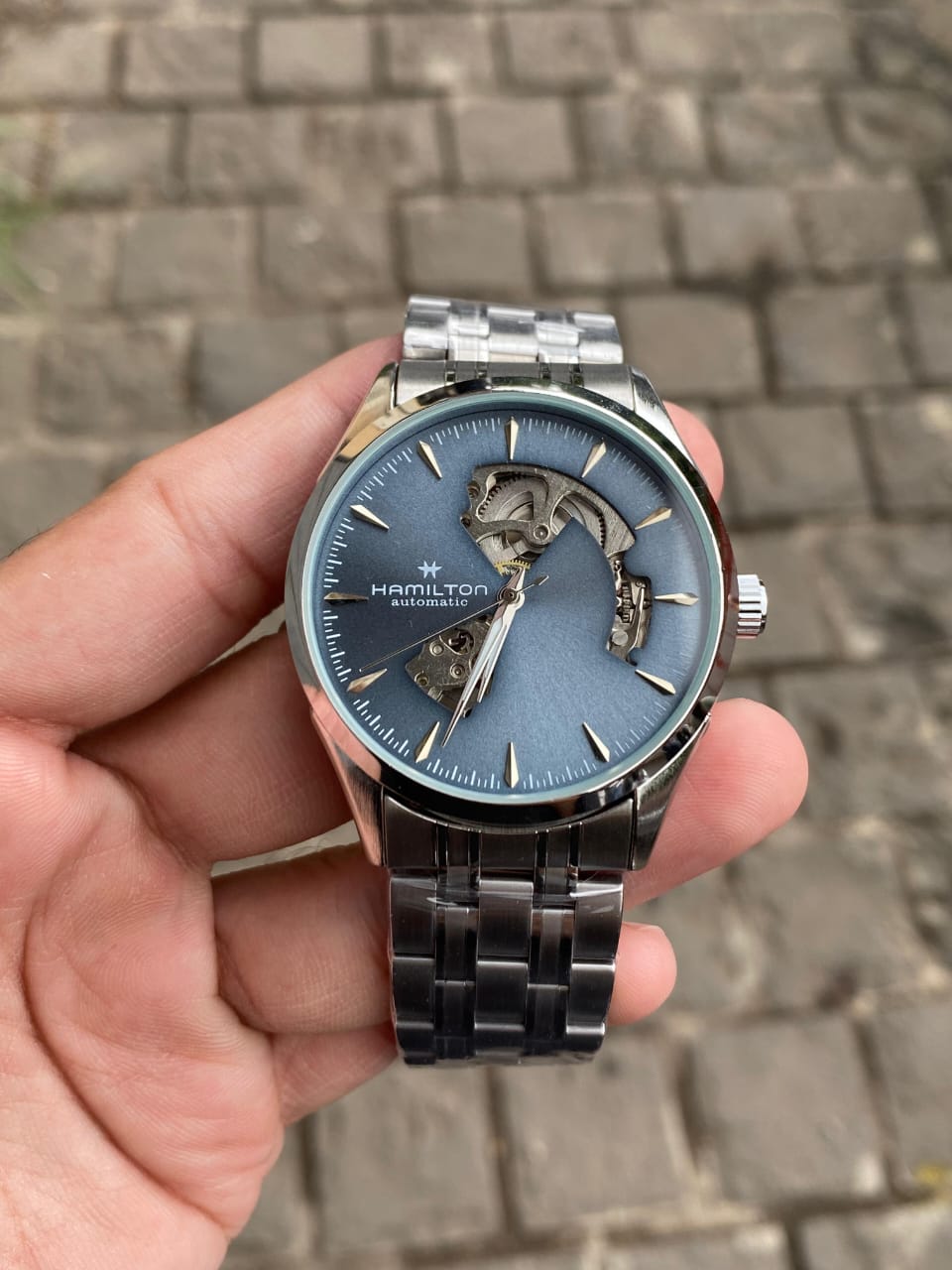 Hamil_ton Jazzma_ster Open Heart Automatic Watch