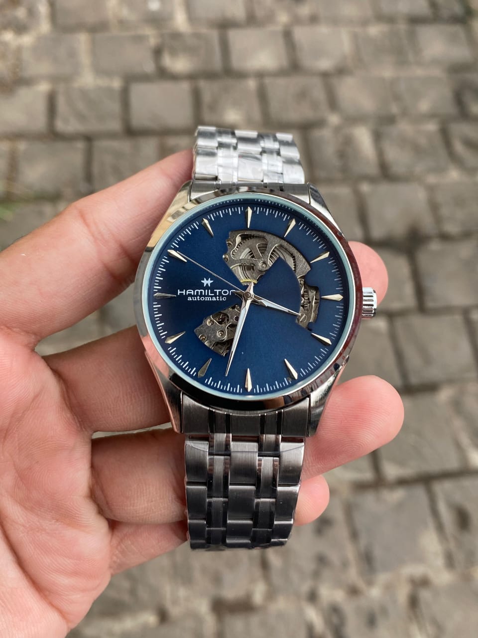 Hamil_ton Jazzma_ster Open Heart Automatic Watch