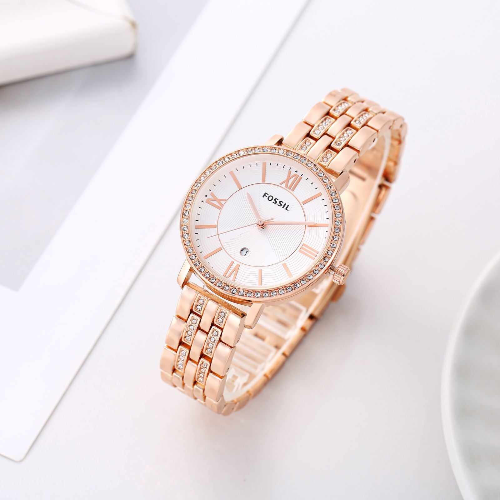 FOSSI_L LADIES WATCH ROSE GOLD DAIL
