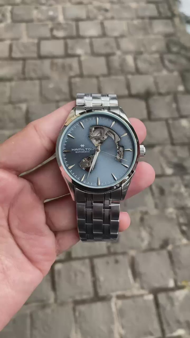 Hamil_ton Jazzma_ster Open Heart Automatic Watch
