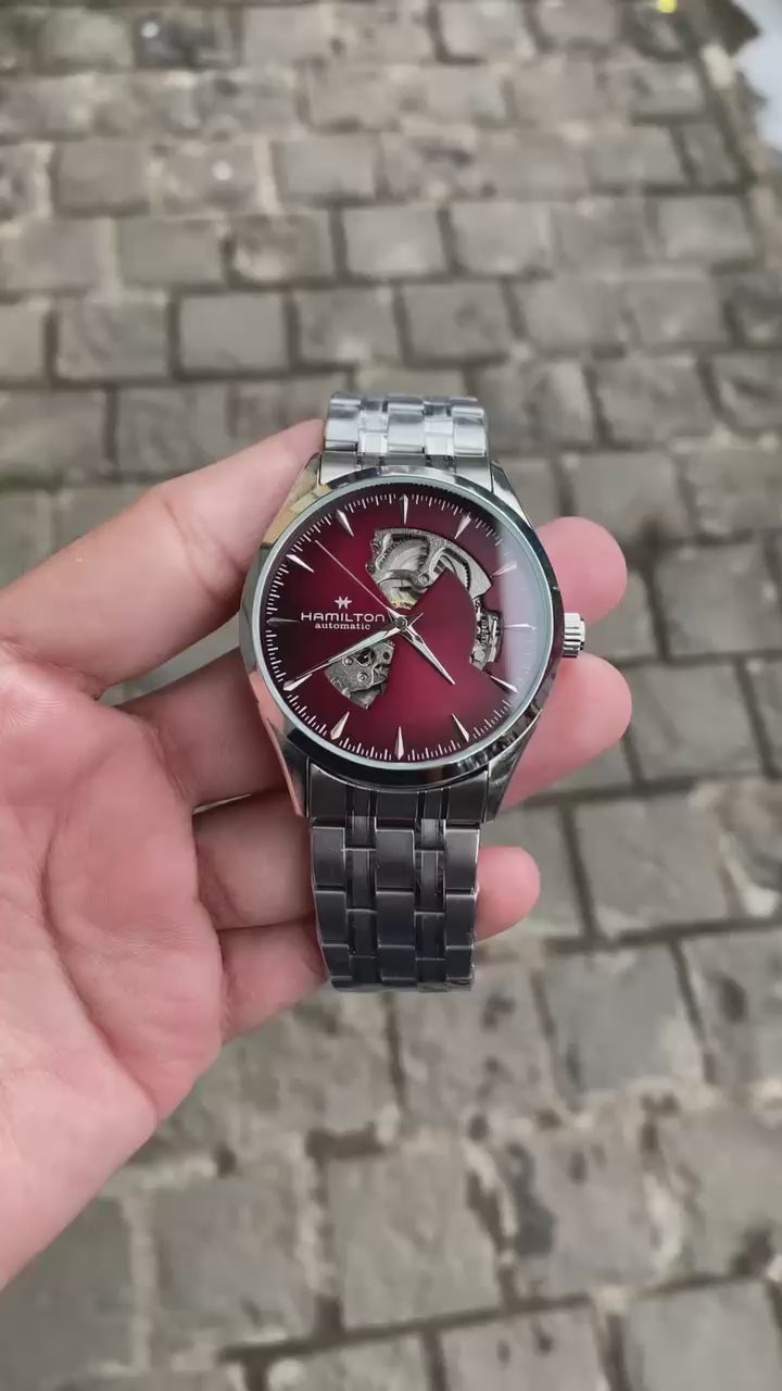 Hamil_ton Jazzma_ster Open Heart Automatic Watch