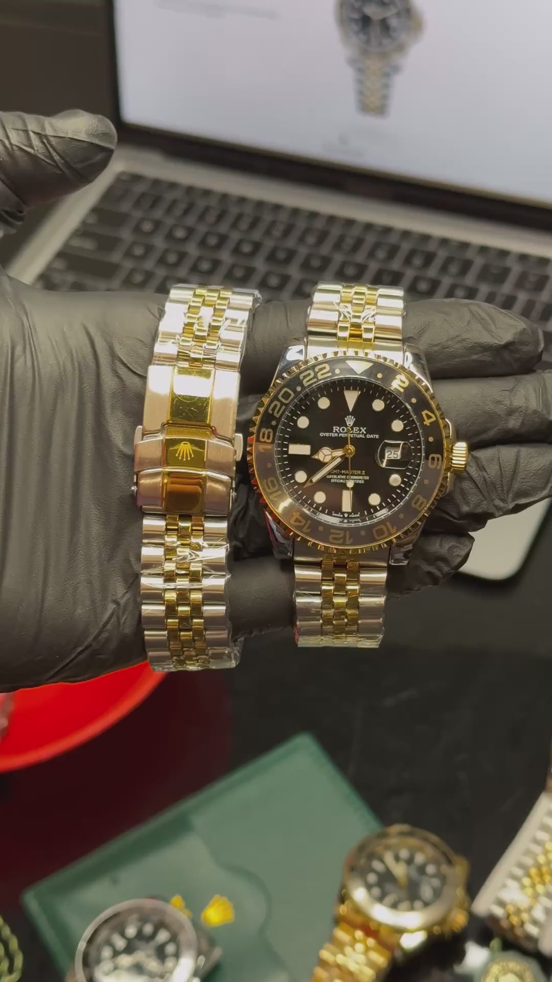 ROLE_X GMT Master Gold Silver