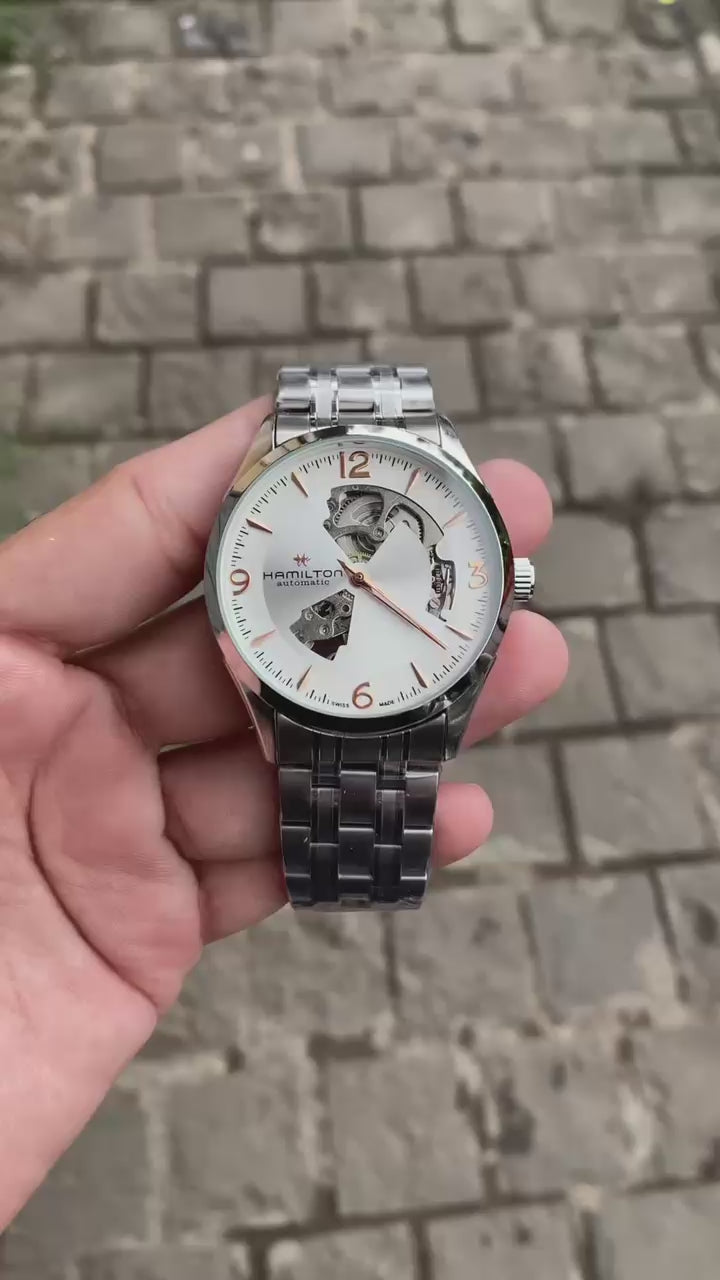 Hamil_ton Jazzma_ster Open Heart Automatic Watch