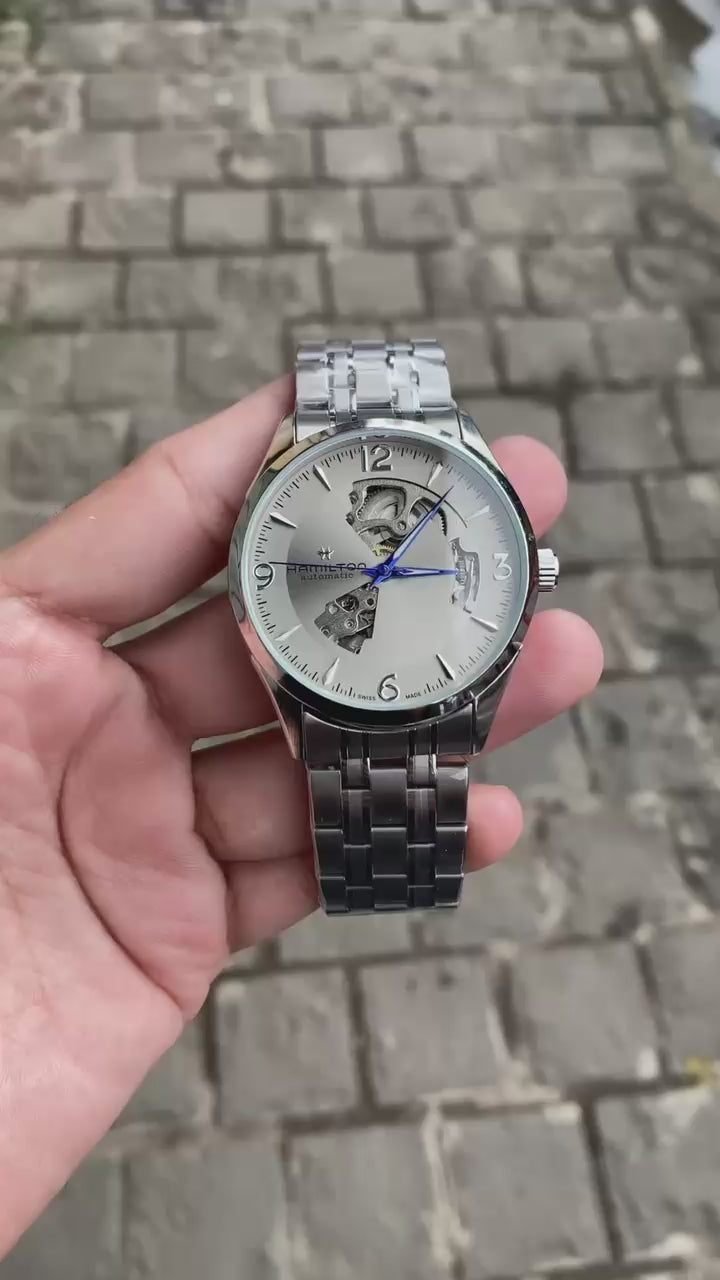 Hamil_ton Jazzma_ster Open Heart Automatic Watch