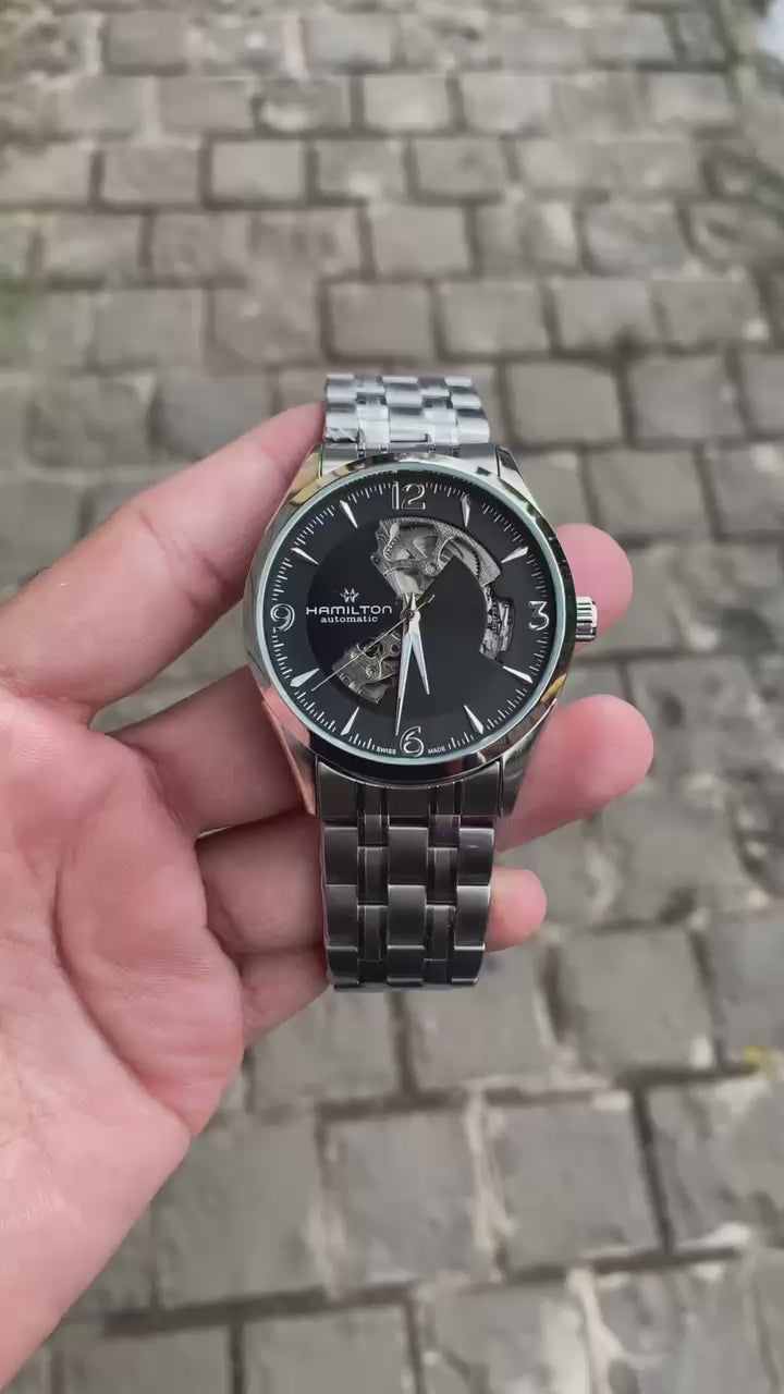 Hamil_ton Jazzma_ster Open Heart Automatic Watch