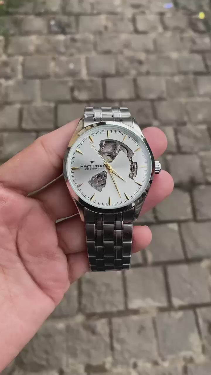 Hamil_ton Jazzma_ster Open Heart Automatic Watch