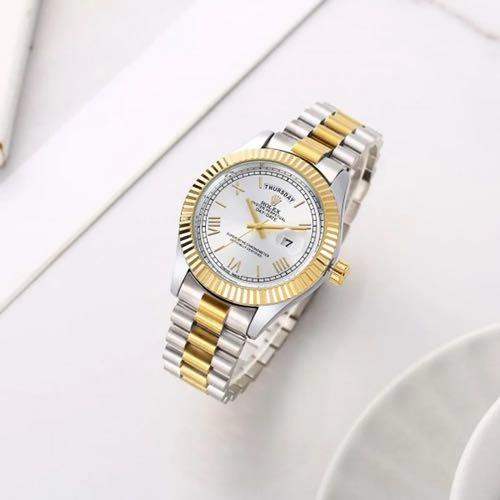 Role_x Date Men Silver Watch